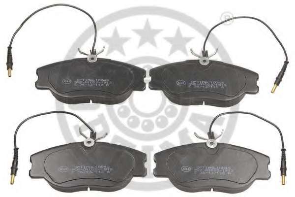 Комплект тормозных колодок, дисковый тормоз