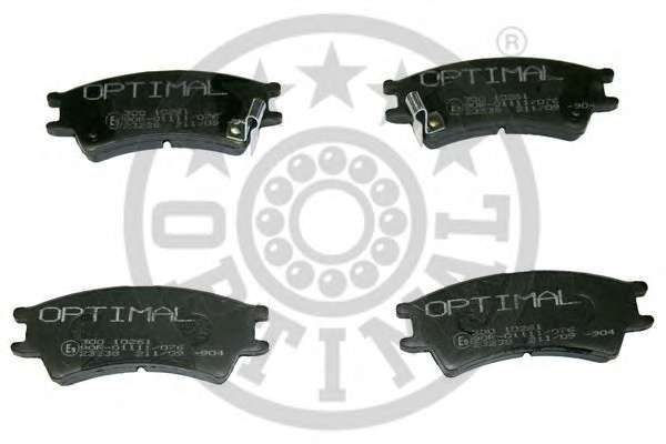 Комплект тормозных колодок, дисковый тормоз