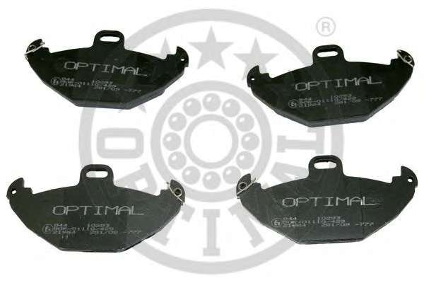 Комплект тормозных колодок, дисковый тормоз