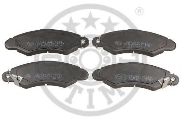 Комплект тормозных колодок, дисковый тормоз