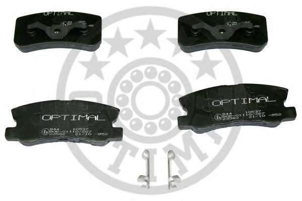 Комплект тормозных колодок, дисковый тормоз