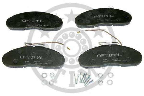 Комплект тормозных колодок, дисковый тормоз