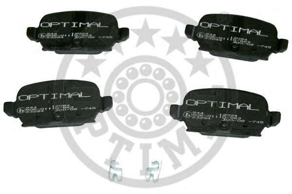 Комплект тормозных колодок, дисковый тормоз