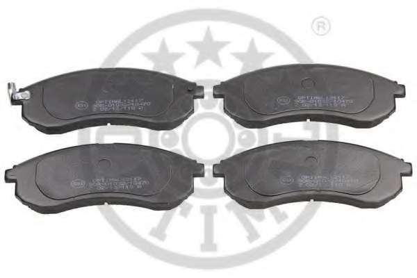 Комплект тормозных колодок, дисковый тормоз