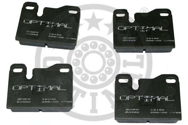 Комплект тормозных колодок, дисковый тормоз