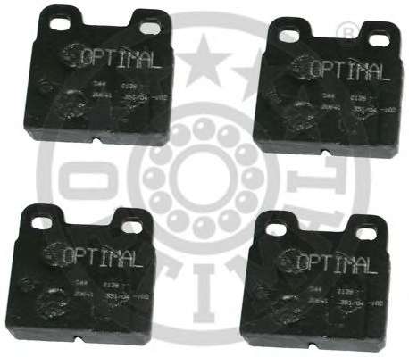 Комплект тормозных колодок, дисковый тормоз