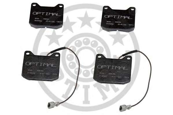 Комплект тормозных колодок, дисковый тормоз