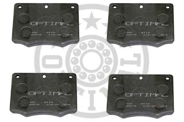 Комплект тормозных колодок, дисковый тормоз