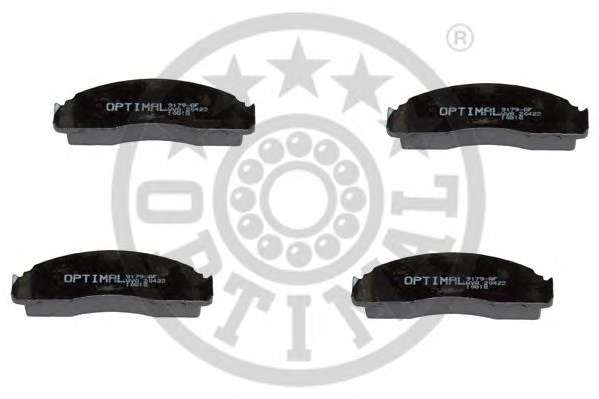 Комплект тормозных колодок, дисковый тормоз