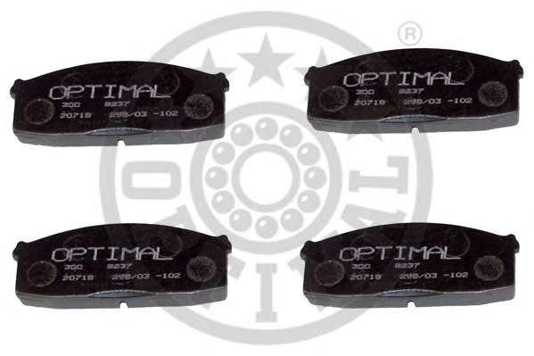 Комплект тормозных колодок, дисковый тормоз