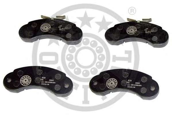 Комплект тормозных колодок, дисковый тормоз