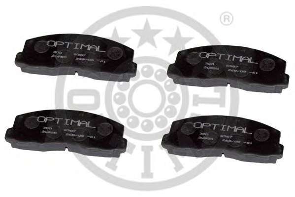 Комплект тормозных колодок, дисковый тормоз