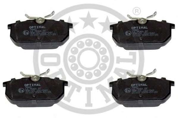 Комплект тормозных колодок, дисковый тормоз