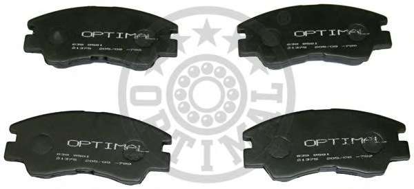 Комплект тормозных колодок, дисковый тормоз