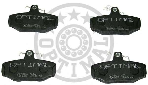 Комплект тормозных колодок, дисковый тормоз