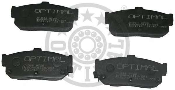 Комплект тормозных колодок, дисковый тормоз