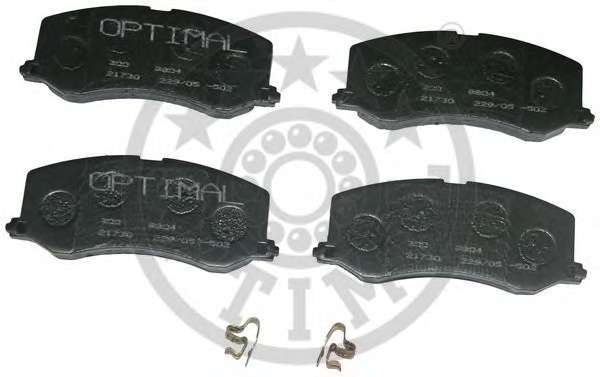 Комплект тормозных колодок, дисковый тормоз