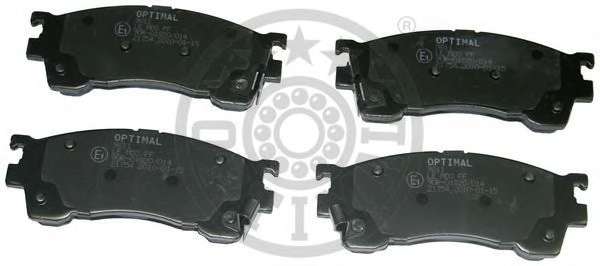 Комплект тормозных колодок, дисковый тормоз