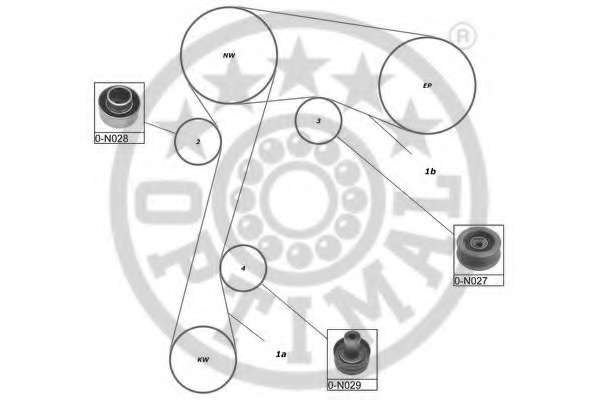Комплект ремня ГРМ