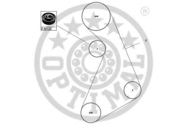 Комплект ремня ГРМ
