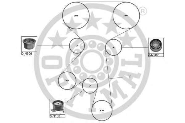 Комплект ремня ГРМ