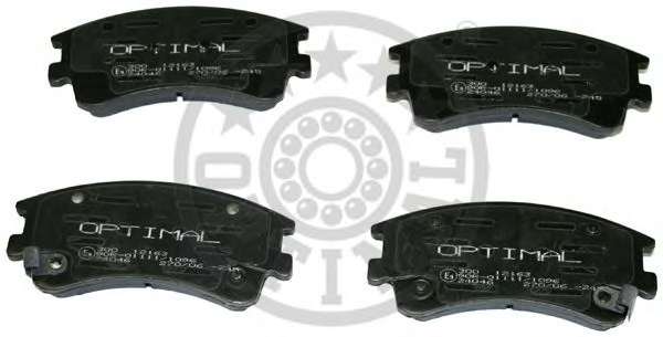 Комплект тормозных колодок, дисковый тормоз