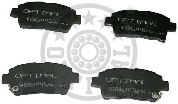 Комплект тормозных колодок, дисковый тормоз