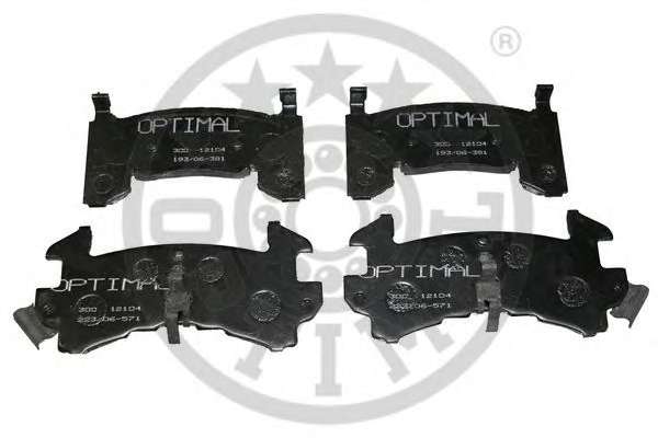 Комплект тормозных колодок, дисковый тормоз