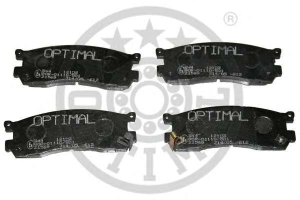 Комплект тормозных колодок, дисковый тормоз