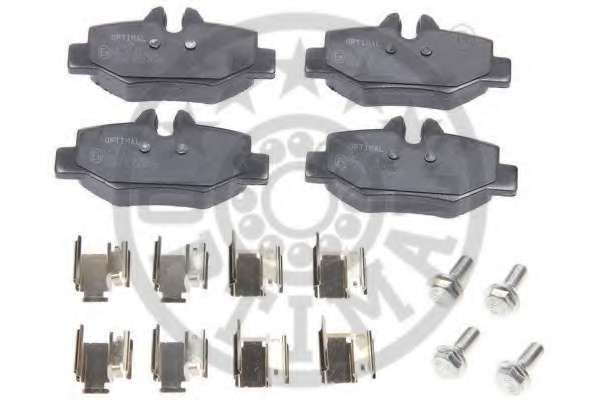 Комплект тормозных колодок, дисковый тормоз