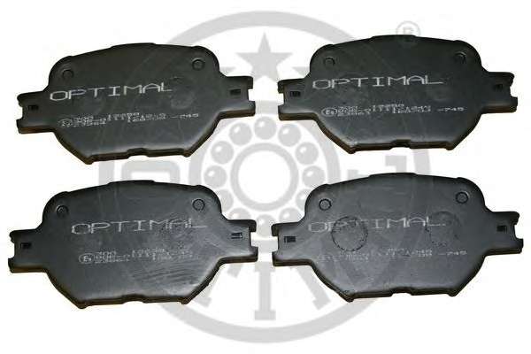 Комплект тормозных колодок, дисковый тормоз