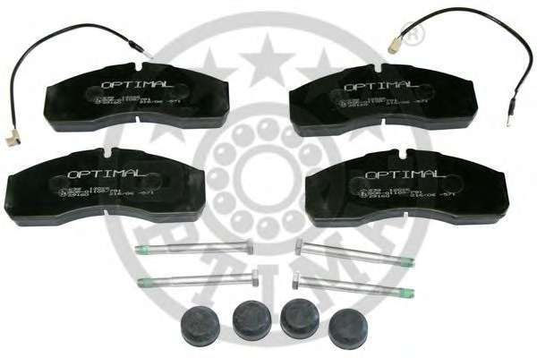 Комплект тормозных колодок, дисковый тормоз