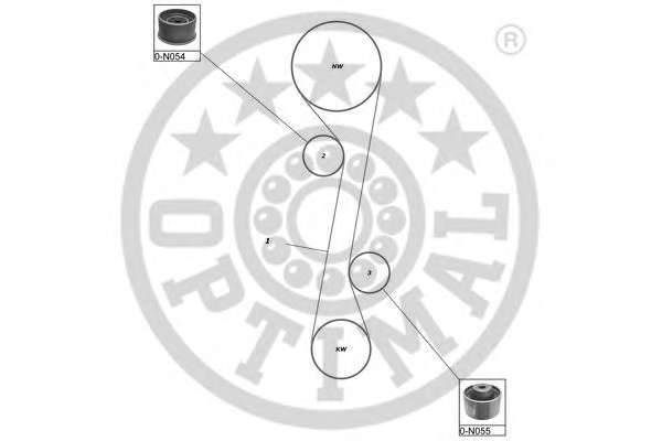 Комплект ремня ГРМ