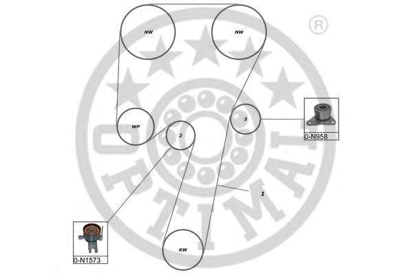 Комплект ремня ГРМ