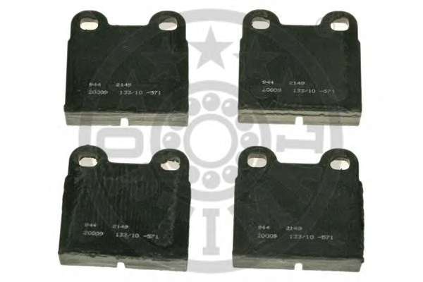 Комплект тормозных колодок, дисковый тормоз