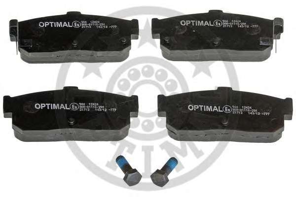 Комплект тормозных колодок, дисковый тормоз