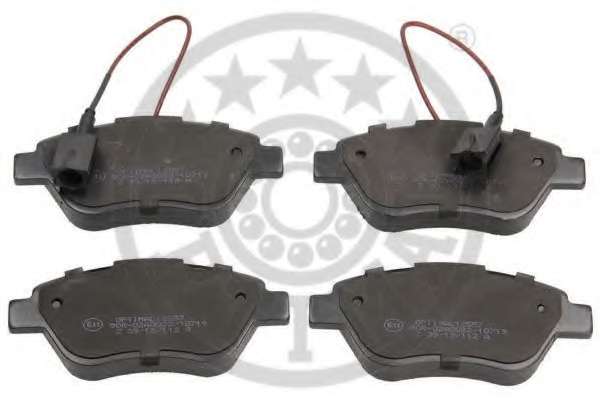 Комплект тормозных колодок, дисковый тормоз