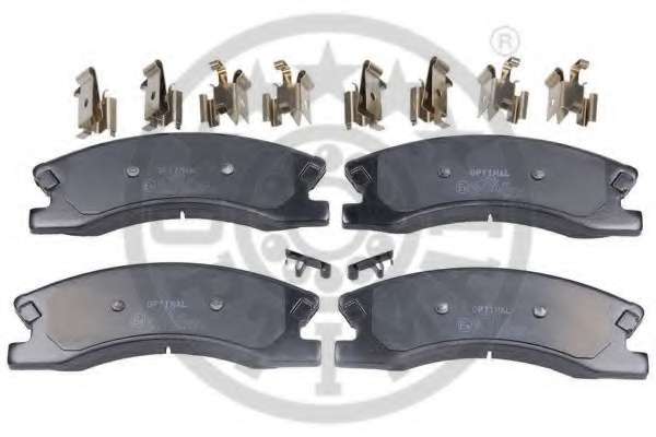 Комплект тормозных колодок, дисковый тормоз