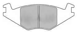 Комплект тормозных колодок, дисковый тормоз