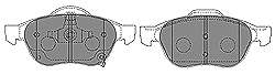 Комплект тормозных колодок, дисковый тормоз