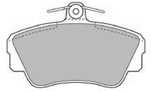 Комплект тормозных колодок, дисковый тормоз