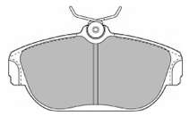 Комплект тормозных колодок, дисковый тормоз