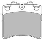 Комплект тормозных колодок, дисковый тормоз