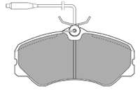 Комплект тормозных колодок, дисковый тормоз