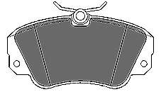 Комплект тормозных колодок, дисковый тормоз