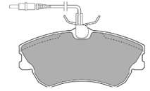 Комплект тормозных колодок, дисковый тормоз