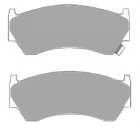 Комплект тормозных колодок, дисковый тормоз