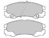 Комплект тормозных колодок, дисковый тормоз