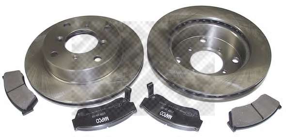 Комплект тормозов, дисковый тормозной механизм