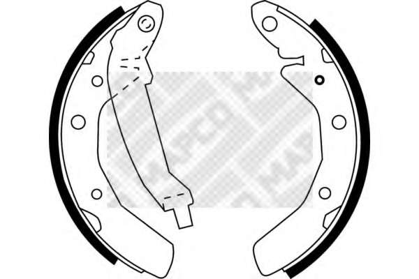 Комплект тормозных колодок